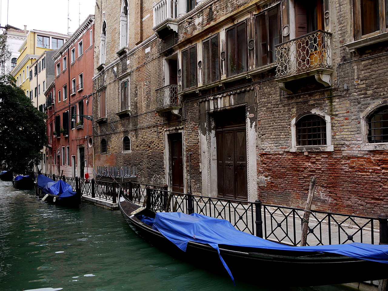 Venice gondolas